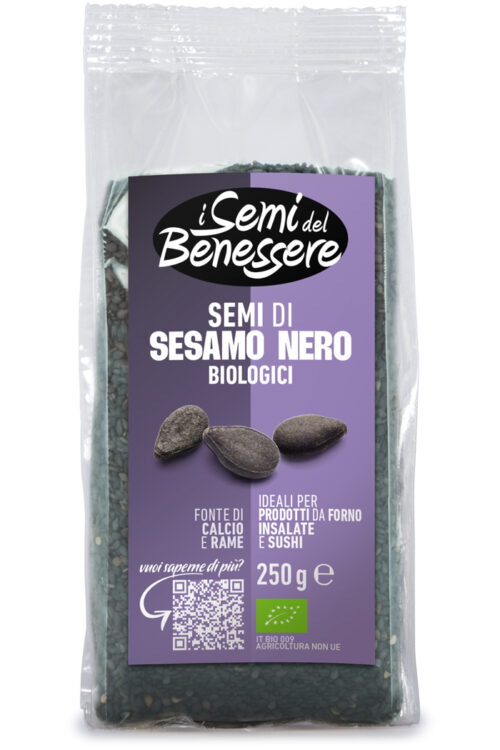 Semi di sesamo nero biologici