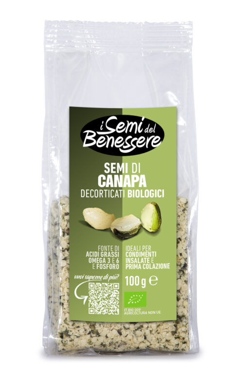 Semi di canapa sativa decorticati biologici