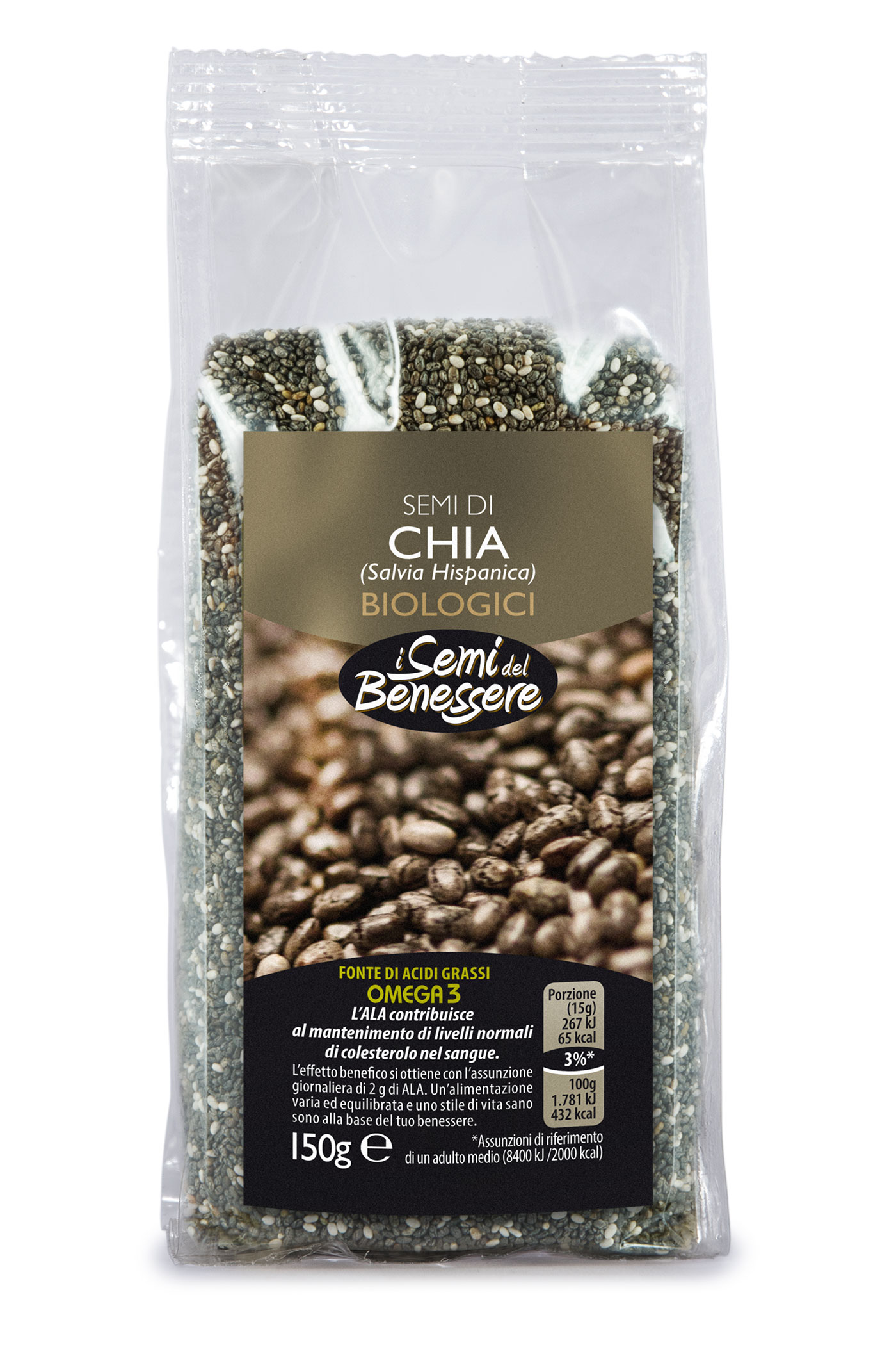 Semi di Chia Bio 1KG | Proteine, Salute Cardiovascolare | 100% Biologici,  Senza Glutine, Qualità Superiore