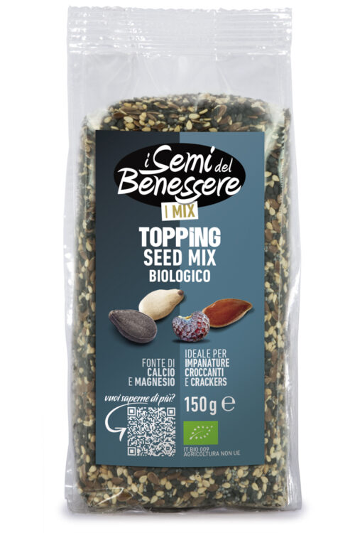 Topping Seed Mix bio – Papavero Sesamo bianco e nero Lino