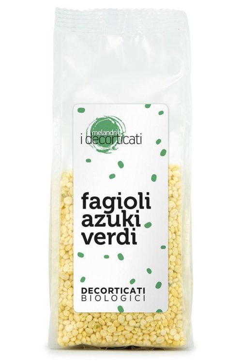 Fagioli azuki verdi decorticati biologici