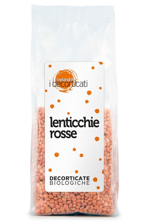 Lenticchie rosse decorticate biologiche