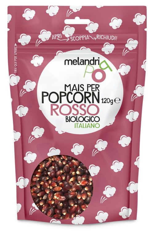 Mais per pop corn Rosso Biologico Italiano