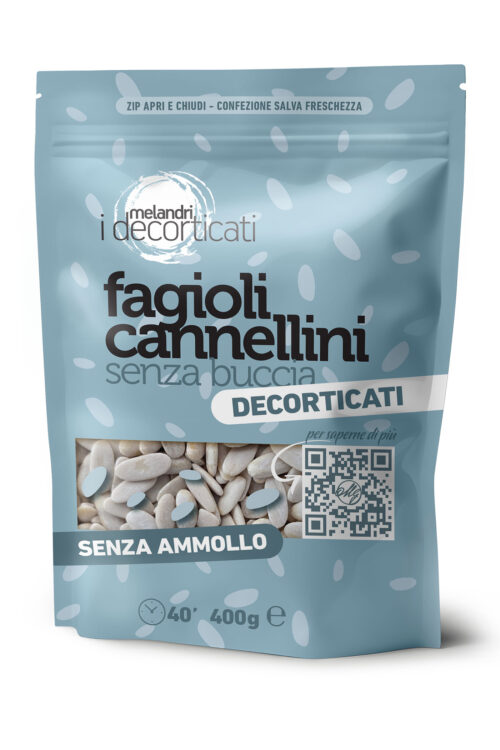 Fagioli cannellini senza buccia decorticati